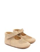 Beginners? Ballerina Heart Shoes Pre-walkers - Beginner Shoes  Beige P...