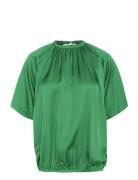 Cassiw Blouse Tops Blouses Short-sleeved Green InWear