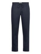 Bs Ervis Regular Fit Chinos Bottoms Trousers Chinos Navy Bruun & Steng...