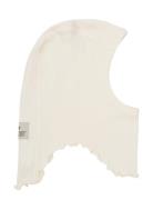 Balaclava Rib Accessories Headwear Balaclava Cream Huttelihut