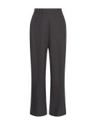 Mschpennie Ginia Hw Pants Bottoms Trousers Linen Trousers Black MSCH C...