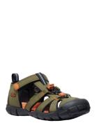 Ke Seacamp Ii Cnx Y-Dark Shoes Summer Shoes Sandals Khaki Green KEEN