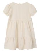 Nmfjasmin Ss Dress Noos Kjole Cream Name It