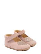 Beginners? Ballerina Heart Shoes Pre-walkers - Beginner Shoes  Pink Po...