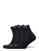 Puma Unisex Cushi D Quarter 3P Sport Sport Clothing Sport Socks Black ...