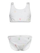 Polo Pony Two-Piece Swimsuit Bikini White Ralph Lauren Kids