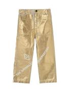 Shiny Condor Kid Pants Gold Bottoms Trousers Gold THE ANIMALS OBSERVAT...