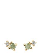 Pdpaola Moss Stud Earrings Accessories Jewellery Earrings Studs Multi/...