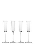 Champagne Flute Grace Set/4 Home Tableware Glass Champagne Glass Nude ...