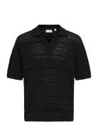 Onsgrayson Ds 5 Chochet Polo Knit Noos Tops Knitwear Short Sleeve Knit...