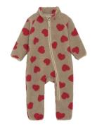 Teddy Fleece Suit Outerwear Fleece Outerwear Fleece Suits Multi/patter...