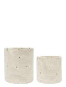 Konfetti Cotton Rope Basket - Set Of 2 Home Kids Decor Storage Storage...