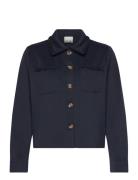 Ihsimonse Ja Outerwear Jackets Light-summer Jacket Navy ICHI