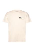 Printed T-Shirt Tops T-Kortærmet Skjorte Cream Revolution