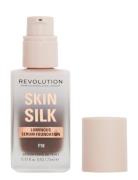 Revolution Makeup Skin Silk Serum Foundation F18 Foundation Makeup Rev...