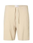 Slhregsal Shorts Bottoms Shorts Casual Cream Selected Homme