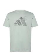 M T Ce Logo T Sport Men Sports Clothes Sport Tops Sport T-Skjorte Gree...