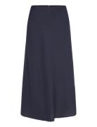 Linen Blend Skirt Skirts Knee-length & Midi Skirts Navy GANT