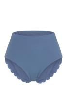 Scallop High Waist Rio Bikini Bottom Swimwear Bikinis Bikini Bottoms H...
