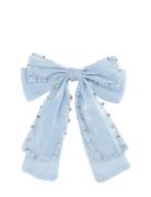Pastel Crystal Bow Hårtilbehør Blue SUI AVA