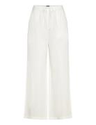 Tjw Linen Pant Bottoms Trousers Linen Trousers White Tommy Jeans