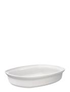 Hammershøi Ovnfast Fad 32X24 Cm Hvid Home Kitchen Oven Molds White Käh...