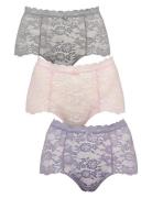 Lace Maxi 3-Pack Hipsters Undertøj Multi/patterned Missya