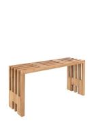Elina - Bench, Teak, Nature, 90X30X49 Cm Home Furniture Chairs & Stool...