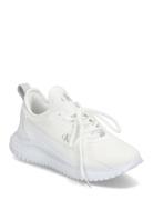 Eva Runner Low Lace Mix In Low-top Sneakers Cream Calvin Klein