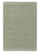 Velour Jacquard Logo Towel Vintage Green Home Textiles Bathroom Textil...