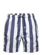Block Stripe Swim Shorts Badeshorts Blue GANT
