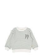 Sweat Shirt Drop Shoulder Tops Sweatshirts & Hoodies Sweatshirts Green...