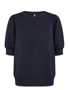 Sc-Banu Tops Sweatshirts & Hoodies Sweatshirts Blue Soyaconcept