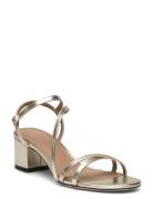 Emberlyn_San50_Lmn Sandal Med Hæl Gold BOSS