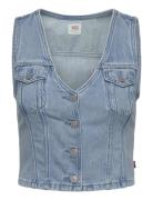 Bella Denim Corset I Will Tops T-shirts & Tops Sleeveless Blue Levi's®