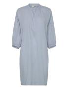 Rel Linen Dress Kort Kjole Blue GANT