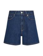 Dnm Mini Short Hw Ace Bottoms Shorts Denim Shorts Blue Tommy Hilfiger