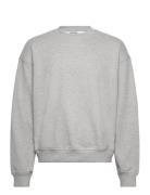 Boxy Terry Sweatshirt Tops Sweatshirts & Hoodies Sweatshirts Grey Week...