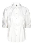 Belaurena Tops Shirts Short-sleeved White BOSS