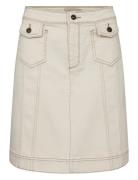 Mmcolette Clay Skirt Skirts Short Skirts Cream MOS MOSH