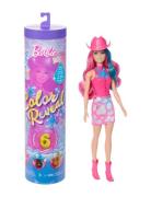Color Reveal Disco Star Series Fashion Doll & Accessories With 6 Surpr...