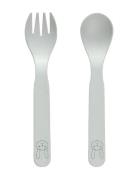 Pullo Cutlery Home Meal Time Cutlery Grey OYOY MINI