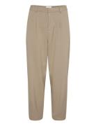 Kamerle Pants Suiting Bottoms Trousers Suitpants Beige Kaffe