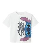 Nmmanwit Stitch Nreg Ss Top Wdi Tops T-Kortærmet Skjorte White Name It