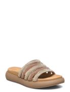Slip-In Shoes Mules & Slip-ins Flat Mules Gold Gabor