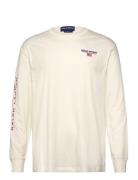 Classic Fit Polo Sport Jersey T-Shirt Tops T-Langærmet Skjorte White P...