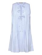 Agni Dress Kort Kjole Blue A-View