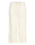 Trousers Pyjama Seersucker Pyjamasbukser Hyggebukser White Lindex