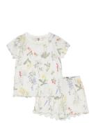Pyjama Tee Shorts Strawberry Pyjamassæt White Lindex
