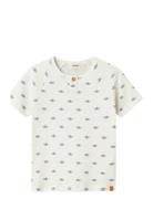 Nmmlavo Eni Ss Slim Top Lil Tops T-Kortærmet Skjorte White Lil'Atelier